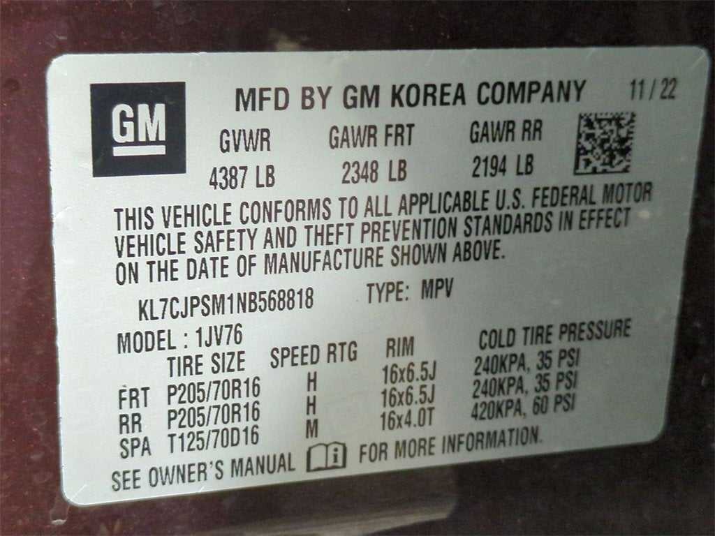 2022 Chevrolet Trax LT