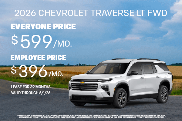 2026 Chevrolet Traverse LT FWD