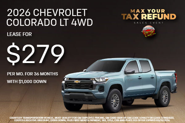 2026 Chevrolet Colorado LT 4WD