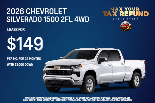 2026 Chevrolet Silverado 2FL 4WD