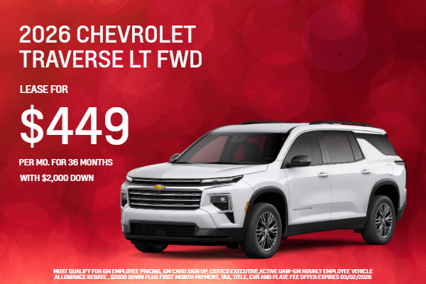 2026 Chevrolet Traverse LT FWD