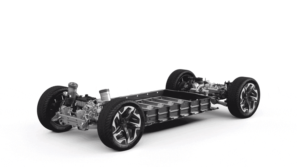Chevy Brightdrop drivetrain gif